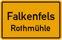 Straßen in Falkenfels Rothmühle