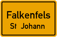 Straßenverzeichnis Falkenfels St. Johann
