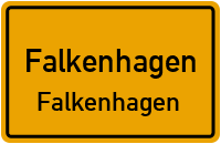 Friedrich-Engels-Straße in FalkenhagenFalkenhagen