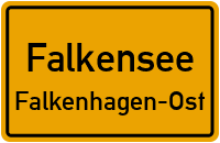 Panzerstraße in FalkenseeFalkenhagen-Ost