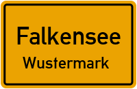 Rügener Straße in FalkenseeWustermark