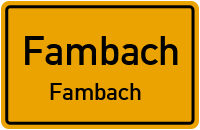 Goethestraße in FambachFambach
