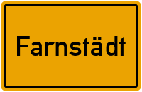 City Sign Farnstädt