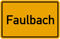 Wo liegt Faulbach?