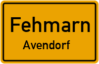 Sundstraat in FehmarnAvendorf
