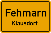 Straßenverzeichnis Fehmarn Klausdorf