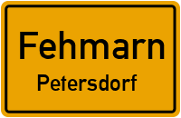 Straßenverzeichnis Fehmarn Petersdorf