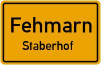 Straßenverzeichnis Fehmarn Staberhof