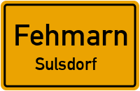 Straßenverzeichnis Fehmarn Sulsdorf