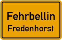 Fredenhorstweg in FehrbellinFredenhorst