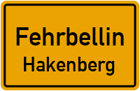 Fehrbelliner Straße in FehrbellinHakenberg