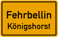 Dechtower Straße in FehrbellinKönigshorst