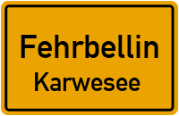 Dorfstraße (Ot Karwesee) in FehrbellinKarwesee