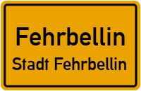 August-Bebel-Straße in FehrbellinStadt Fehrbellin