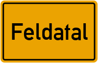 Ortsschild von Gemeinde Feldatal in Hessen