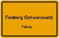 Ortsstraße in Feldberg (Schwarzwald)Falkau
