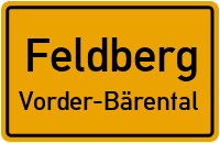 Talstraße in FeldbergVorder-Bärental
