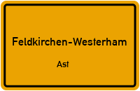 Straßen in Feldkirchen-Westerham Ast
