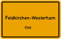 Straßenverzeichnis Feldkirchen-Westerham Oed