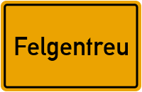 City Sign Felgentreu