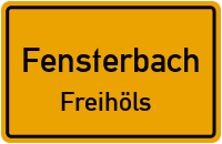 Straßenverzeichnis Fensterbach Freihöls