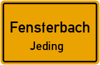 Ortsstraße in FensterbachJeding