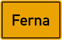 City Sign Ferna