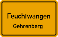 Straßenverzeichnis Feuchtwangen Gehrenberg