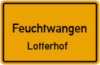 Straßen in Feuchtwangen Lotterhof