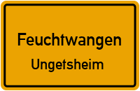 Straßen in Feuchtwangen Ungetsheim