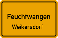 Straßenverzeichnis Feuchtwangen Weikersdorf
