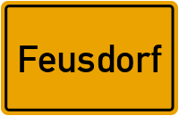 City Sign Feusdorf