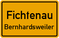 Brettenweiherweg in FichtenauBernhardsweiler