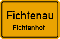 Fichtenhofer Straße in FichtenauFichtenhof