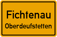 Hofäckerweg in FichtenauOberdeufstetten