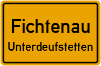 Birkenwaldstraße in FichtenauUnterdeufstetten
