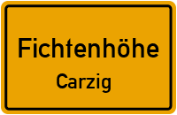 Carziger Straße in FichtenhöheCarzig