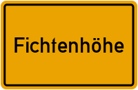 City Sign Fichtenhöhe
