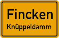 Finckener Straße in FinckenKnüppeldamm