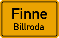 Quergasse in FinneBillroda