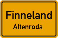 Dorfstraße in FinnelandAltenroda