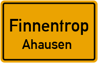 Straßenverzeichnis Finnentrop Ahausen