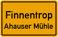 Straßenverzeichnis Finnentrop Ahauser Mühle
