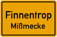 Straßenverzeichnis Finnentrop Mißmecke