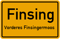 Großsenderstraße in FinsingVorderes Finsingermoos