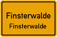 Schacksdorfer Straße in FinsterwaldeFinsterwalde