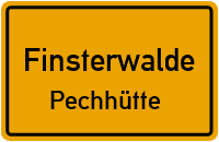 Forstweg in FinsterwaldePechhütte