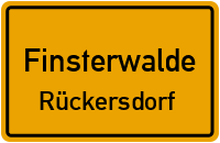 Drosselweg in FinsterwaldeRückersdorf