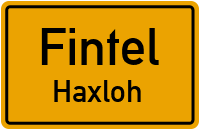 Haxloh-Feld in FintelHaxloh