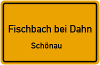 Hauptstraße in Fischbach bei DahnSchönau